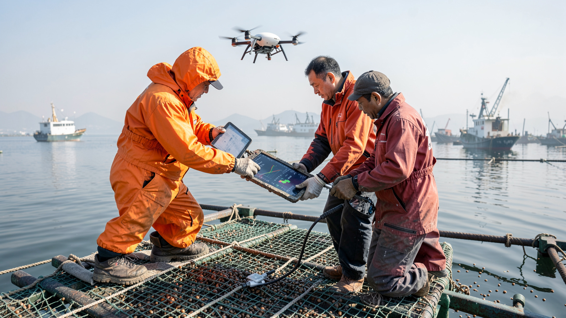 海に特化した漁業AI「北冥智漁」が登録を通過、養殖の給餌と病気予防はどこまで変わるか